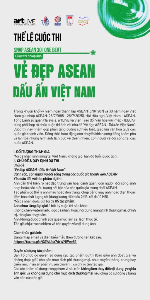 CUỘC THI ẢNH “VẺ ĐẸP ASEAN – DẤU ẤN VIỆT NAM”